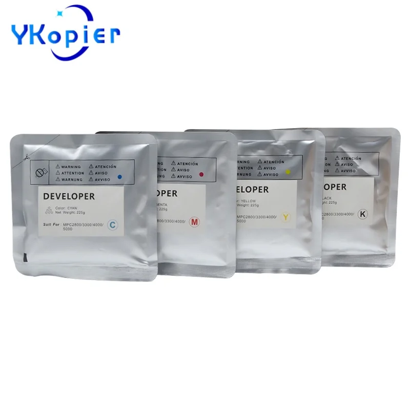 

Порошок разработчика 225G для Ricoh MP C5000 C2800 C3300 C4000 C4501 C5501 C5502 C3501 MPC5000 MPC2800 MPC3300 CMYK Developer