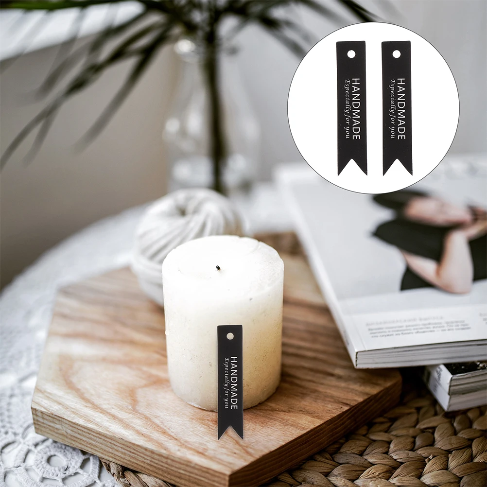 

50 pcs Handmade Hanging Premium Paper Gift For Candles Baking Decorative Paper Hanging Scented Blessing Tags Diy