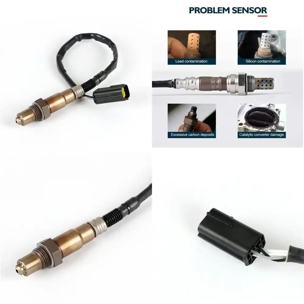 

Grey Leather Oxygen Sensor Cover for Chevrolet 24101283 F01R00C099 35cm Length Car Parts Auto Accessories Protector