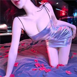 Sexy lingerie dress Strap Deep V-Bag Short Skirt sexy items for females Wedding dresses adult sexy nights pain in the night xxx