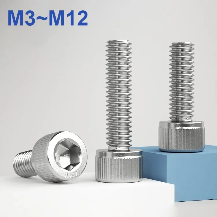 Left hand thread Hex Hexagon Socket Screw Reverse thread Cup Head Allen Bolts 304 Stainless Steel M3 M4 M5 M6 M8 M10 M12 DIN912