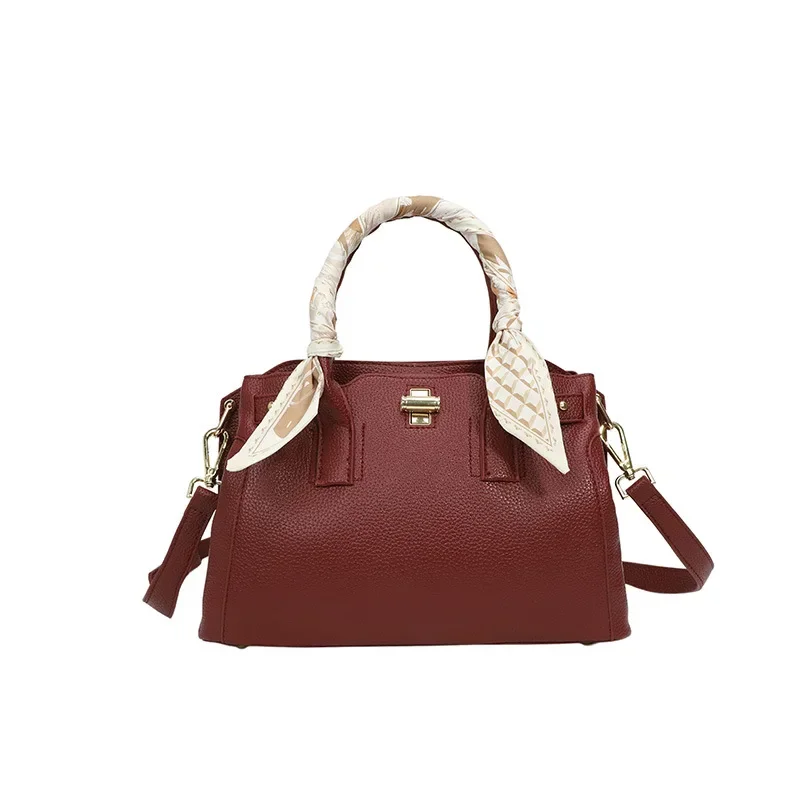 Borsa a tracolla da donna di grande capacità dal design di nicchia - Borsa a tracolla tote di fascia alta Borsa multistrato alla moda per lavoro/viaggio