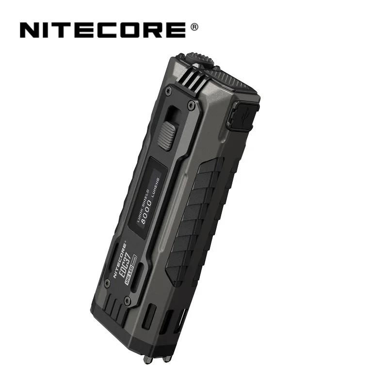 Nitecore edc37 8000 lumens luz forte lanterna tática edc final