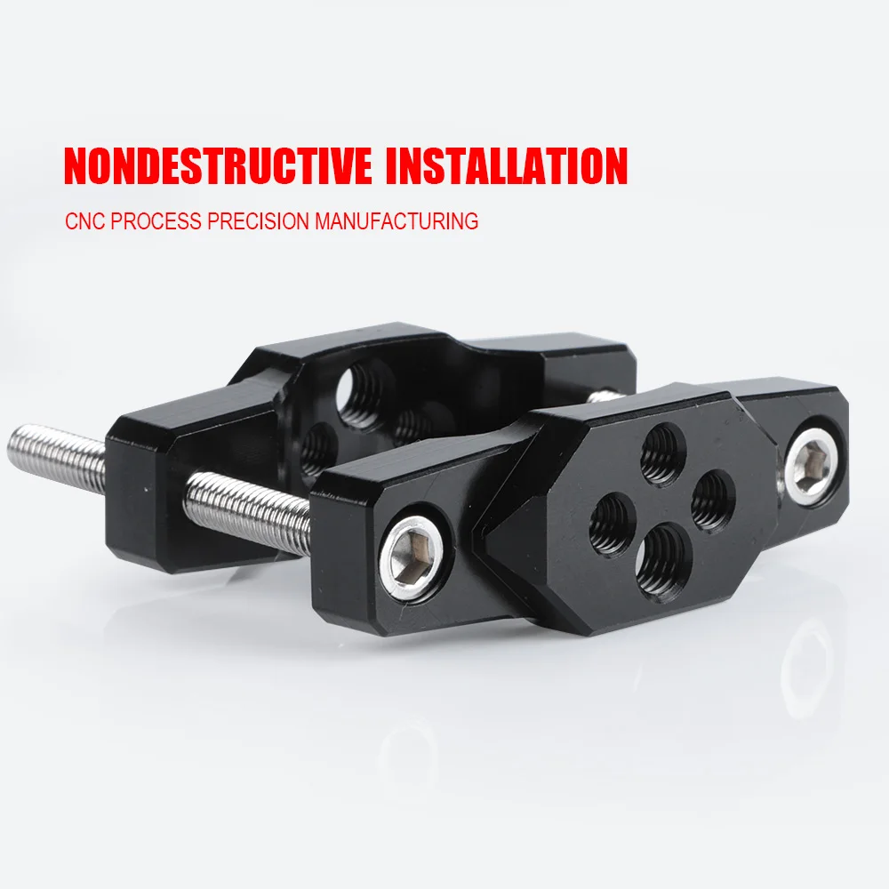Aluminum Motorcycle Fork Tube Handlebar Bracket 17-54mm Pressure Code Stent Mount Clamp Holder For Spotlight Headlight  Fog Lamp image 4