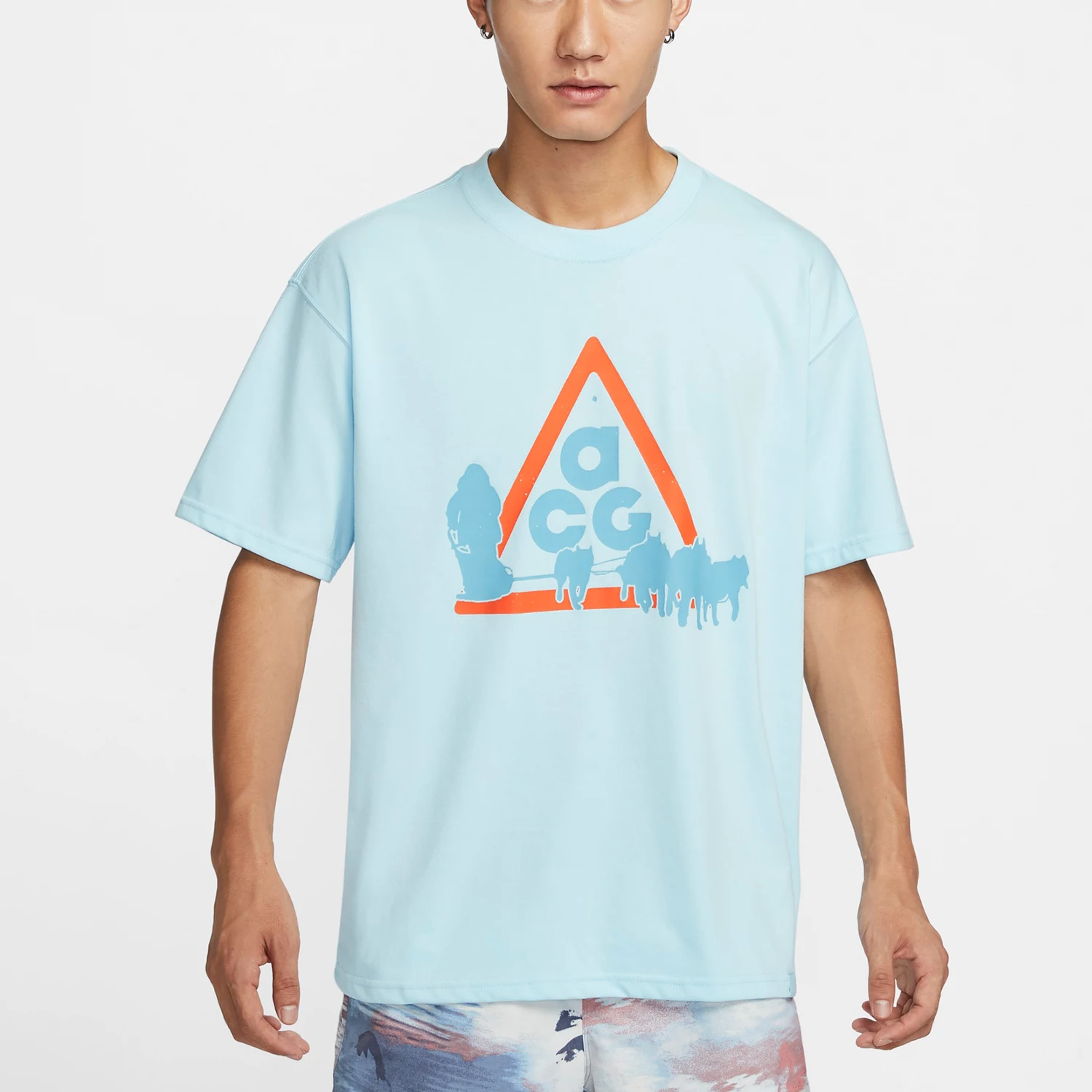 تي شيرت Nike الرسمي الأصلي للرجال للرياضات الخارجية برقبة دائرية وأكمام قصيرة FZ5278-474 #1