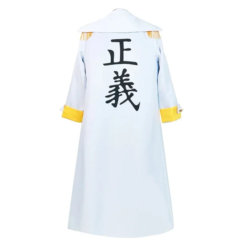 Anime One Cos Piece Sakazuki Akainu Cosplay Costume Admiral Of The Navy Cloak Coat Roleplay Outfit Halloween Carnival Party Suit