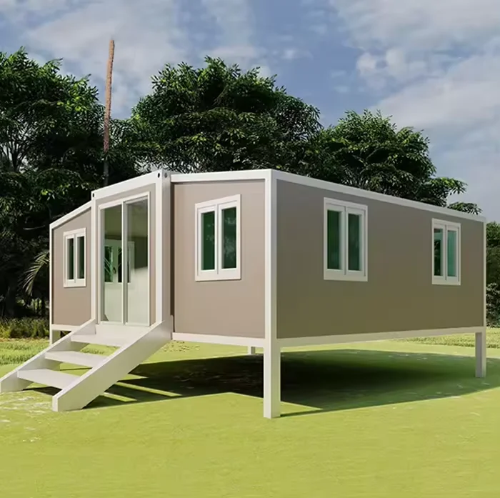 foldable and expanded container house fast assembly box expandable prefab luxury prefab villa house