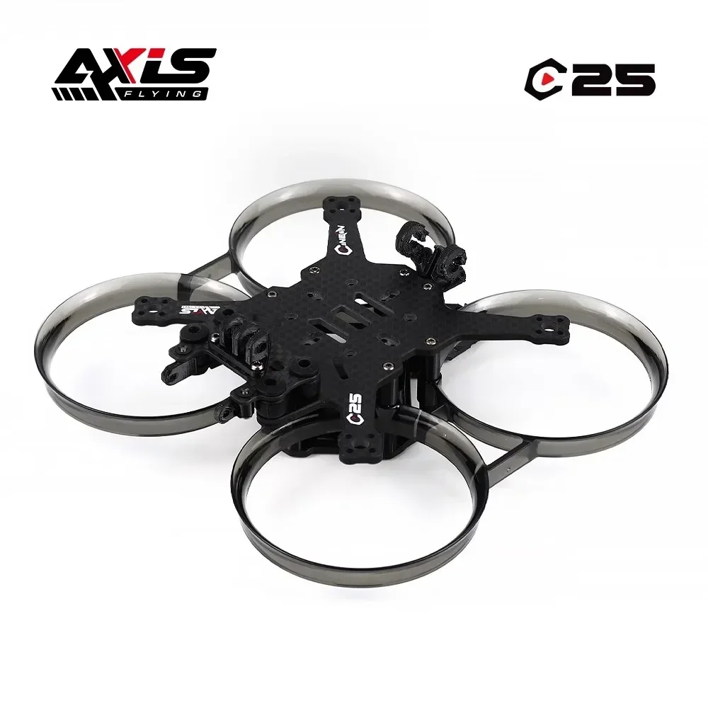 Axisflying C25/C25 V2  2.5inch Carbon Fiber FPV Drone Frame KIT Cinewhoop Support O3 Air Unit For RC FPV Freestyle Drone