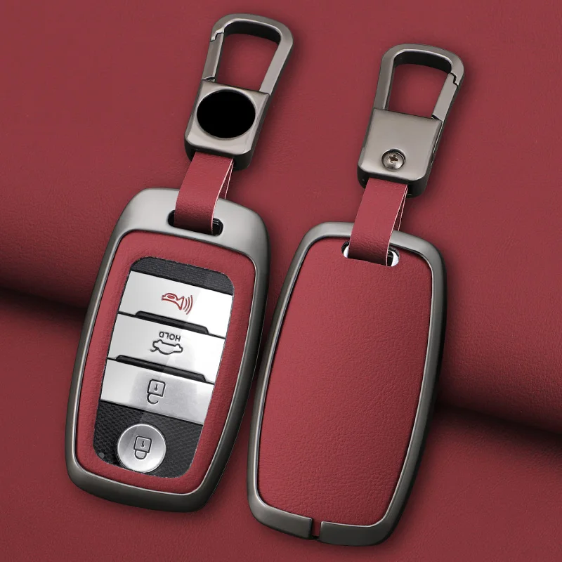 

Car Alloy Remote Key Case Cover Shell for KIA Rio Rio5 Sportage Ceed Cerato K3 KX3 K4 K5 Sorento Optima Picanto Auto Keychain