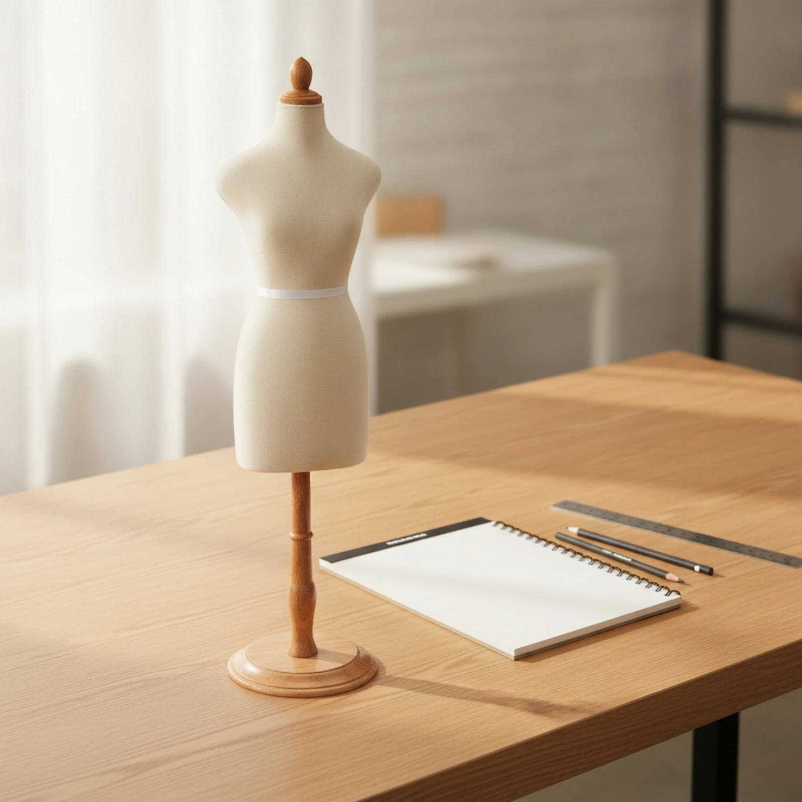 Pinnable Dress Form Easy to Assemble Female Dress Form Torso Mannequin with Stand Long-Lasting for Designers, Garment Display