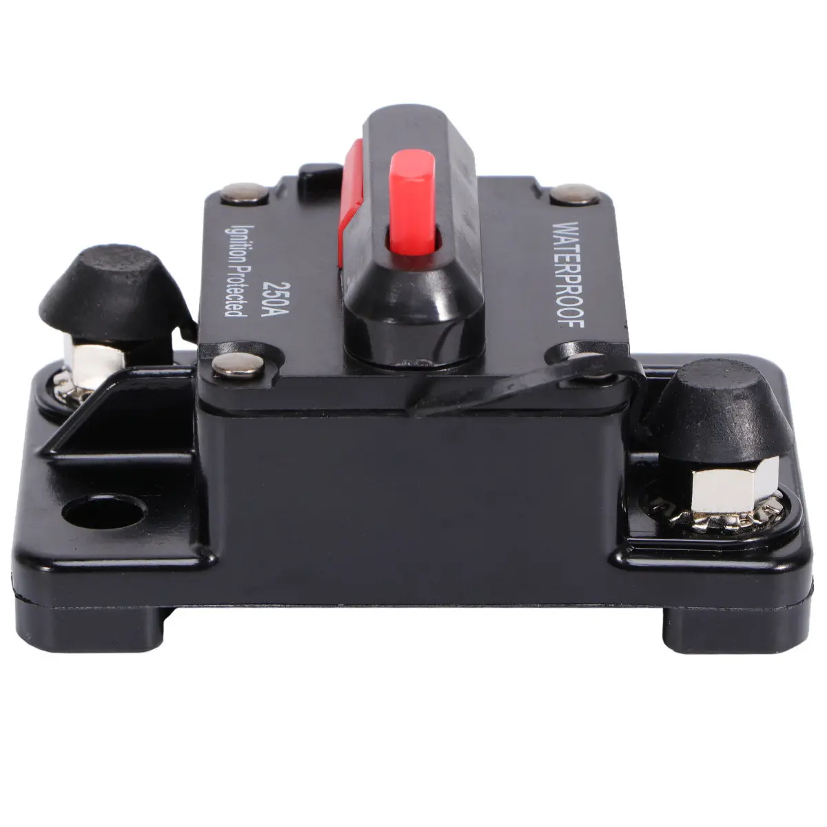 250A High Amp Manual Reset Dual Stud Circuit Breaker Waterproof Switchable Marine Grade Electrical Protection for Ships and