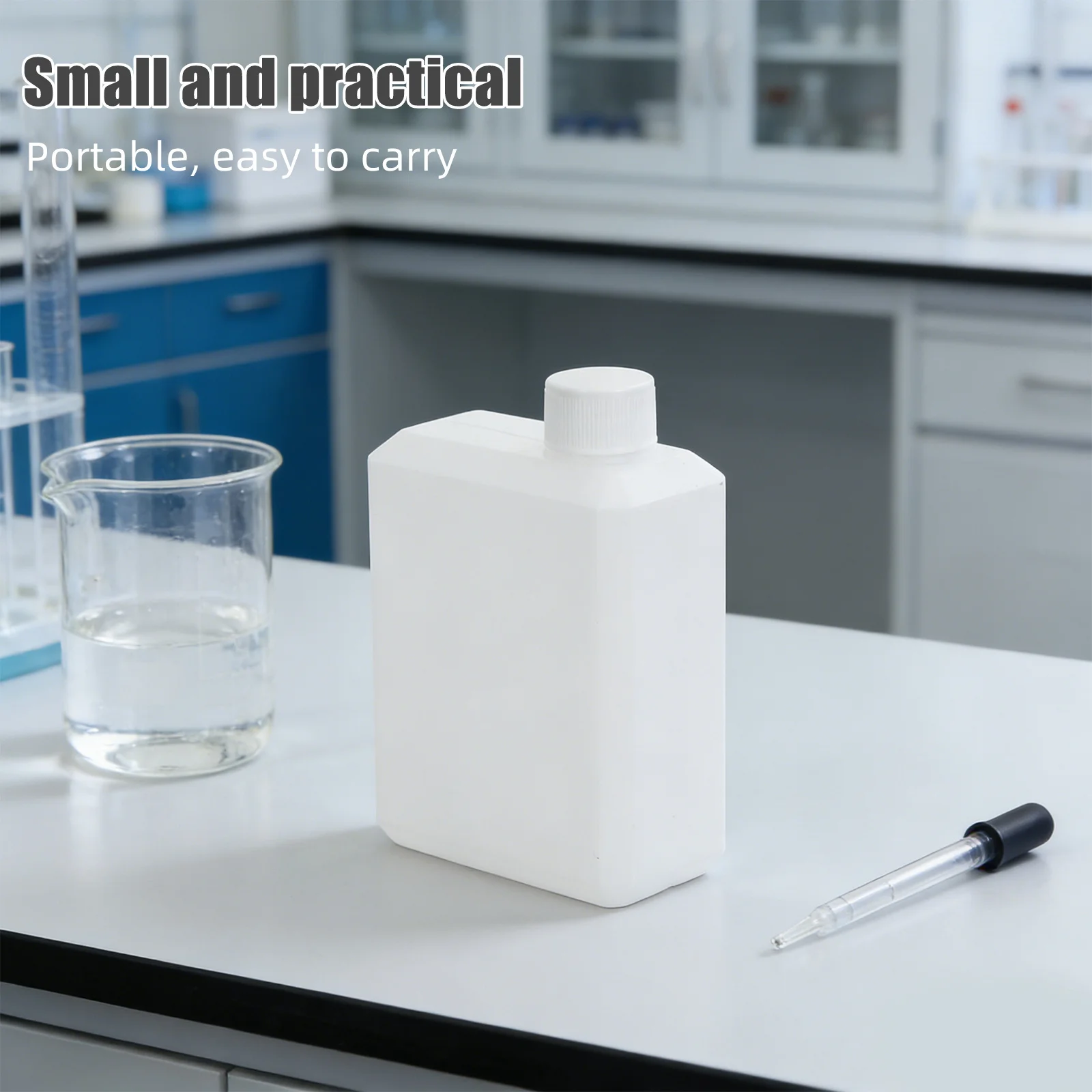 

Plastic Reagent Bottles 60Ml Clear Pet Round Bottom Chemical Resistant Lab Vials for Sample Storage and Transport