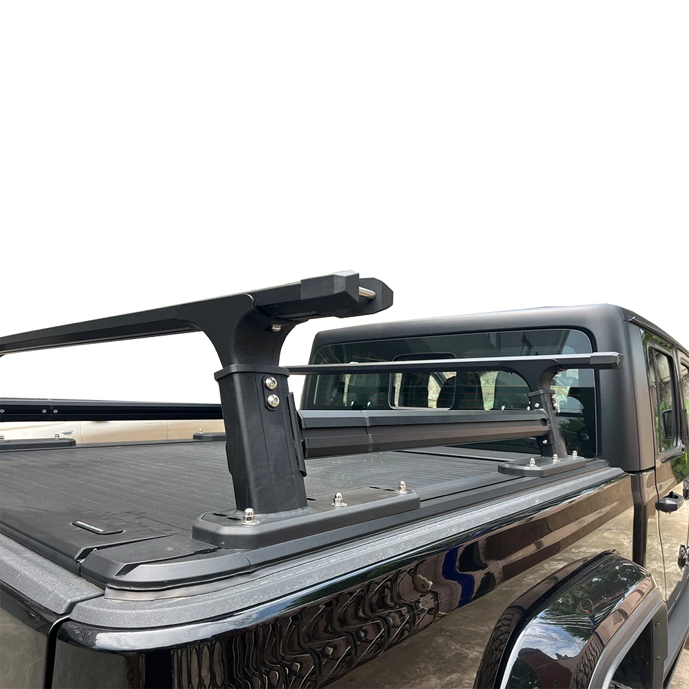 Universal Adjustable Carrier Cage Truck Bed Ladder Rack Roll Bars pickup truck ladder rack retractable