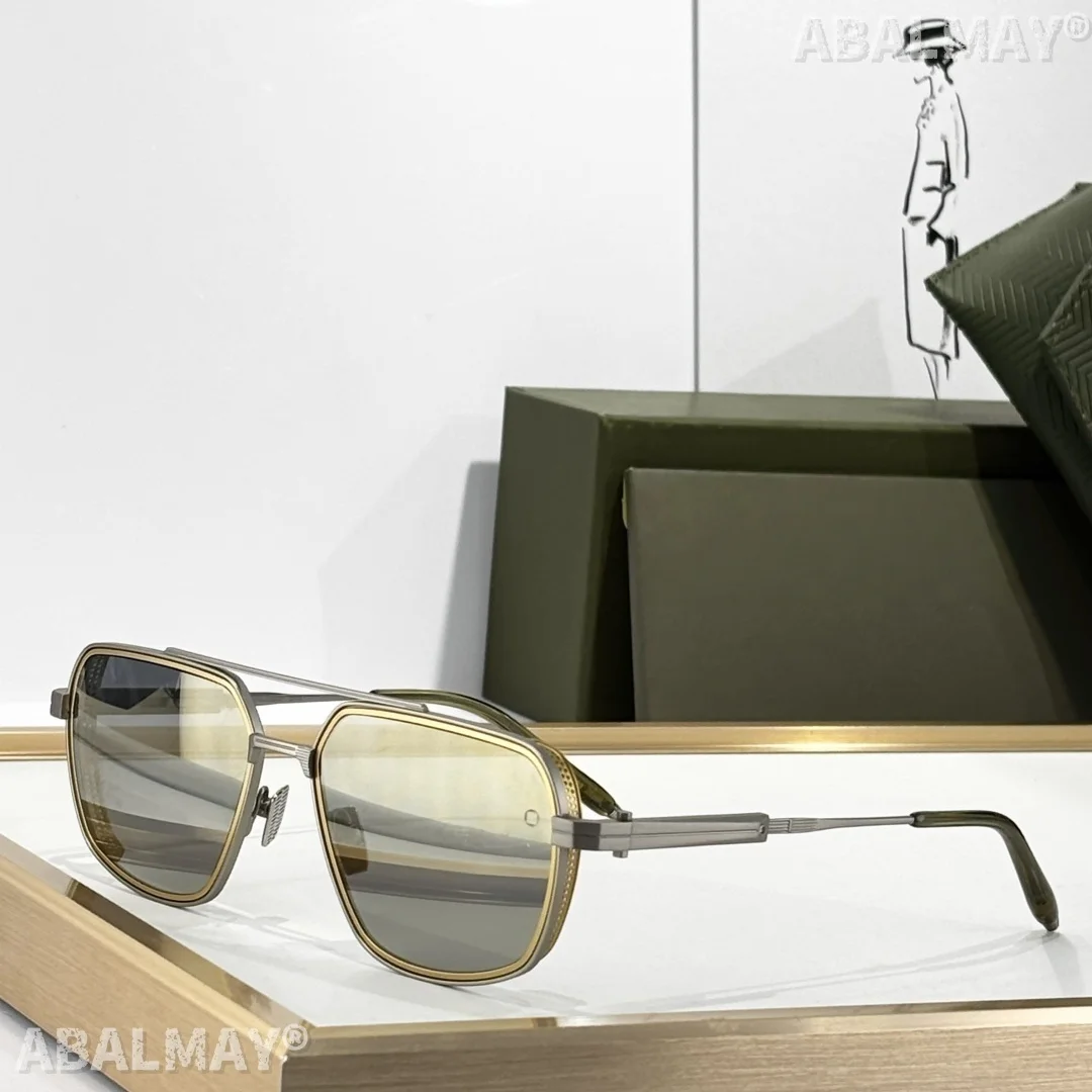 

Top High Quality Sunglasses for Men and Women AKS-503 Size 130-142 Style UV400 Retro Fashion Special Design Sun Glasses with box