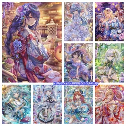 Genshin Impact Anime 5D DIY AB Drills Diamond Painting Video Game Embroidery Cross Stitch Wall Art Rhinestone Mosaic Home Decor