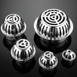 1pc Stainless Steel Anti-Clog Roof Floor Drain Gutter Sewer Drain Filter Bathroom Sink Accessories Floor Drain