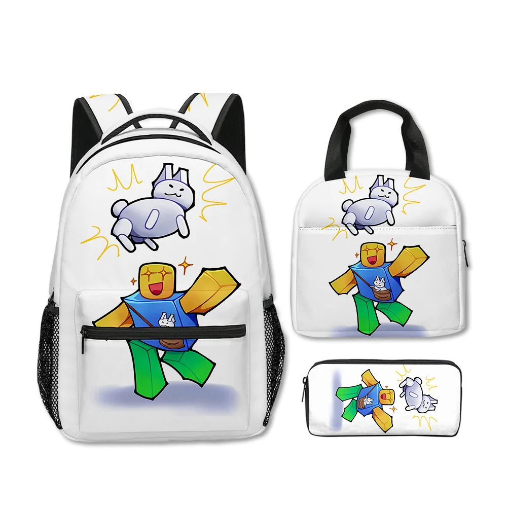 

Popular Youthful Gubby Plush 3D Print 3pcs/Set Student School Bags Laptop Daypack Backpack portable Lunch bag Pencil Case