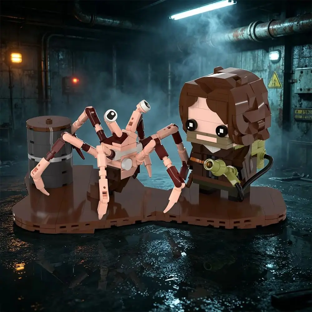 Gobricks MOC The Thing Building Blocks Model Horror Movie The Thing Facial Monster Action Figures Bricks Assemble Toys Kids Gift