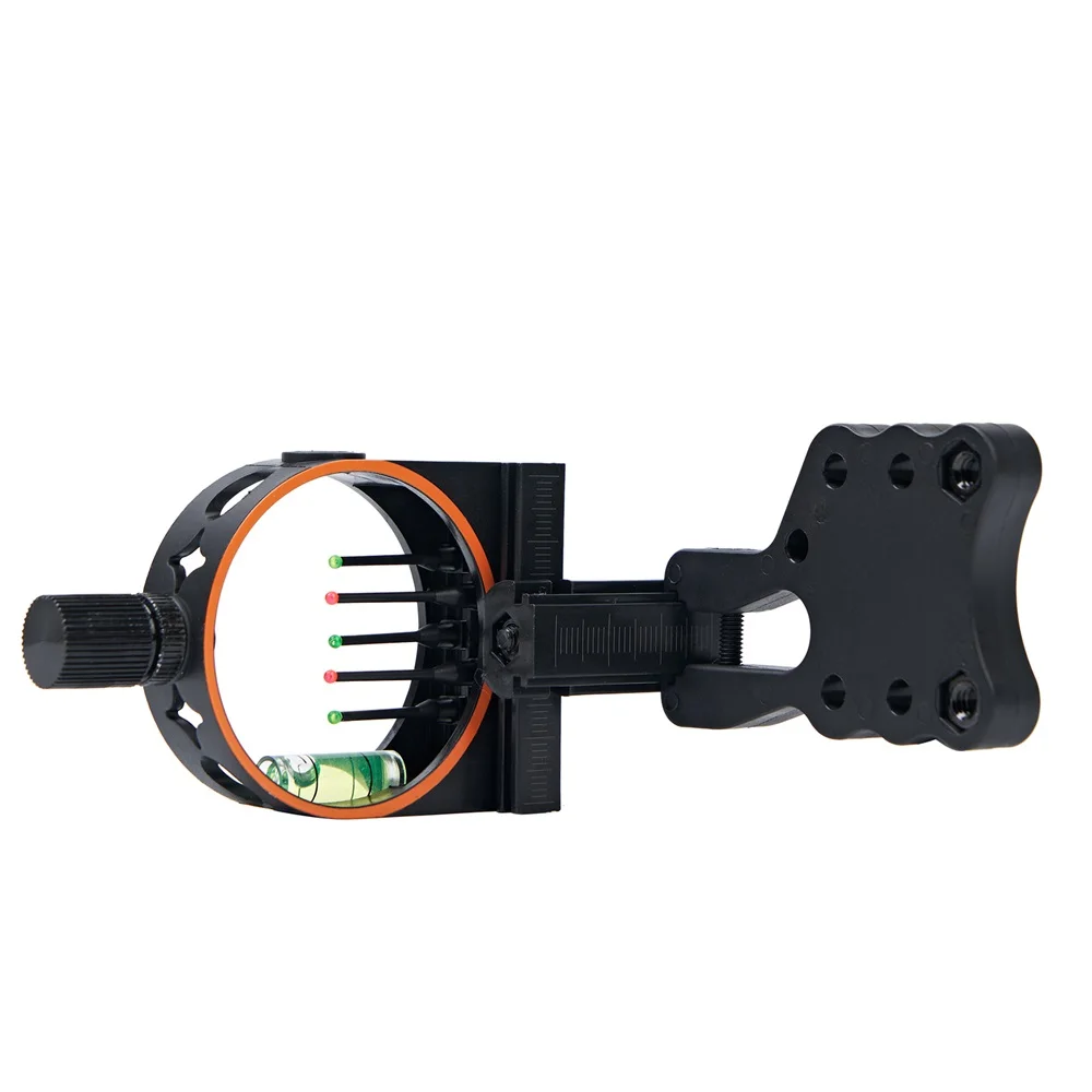 Toparchery Five-pin Bow Sight Plastic for Compound Bow Recurve Bow Outdoor Hunting Accessory