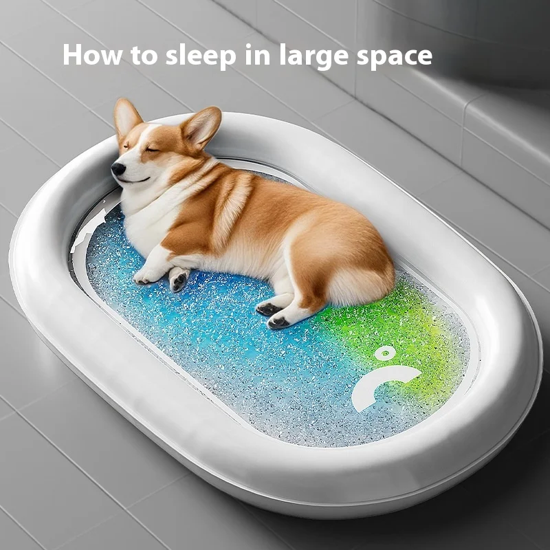 

Summer Pet Ice Pad Cooling Sleeping Pad Gel Kennel for Cats Dogs Small Medium Pets Summer Heat Relief Bed