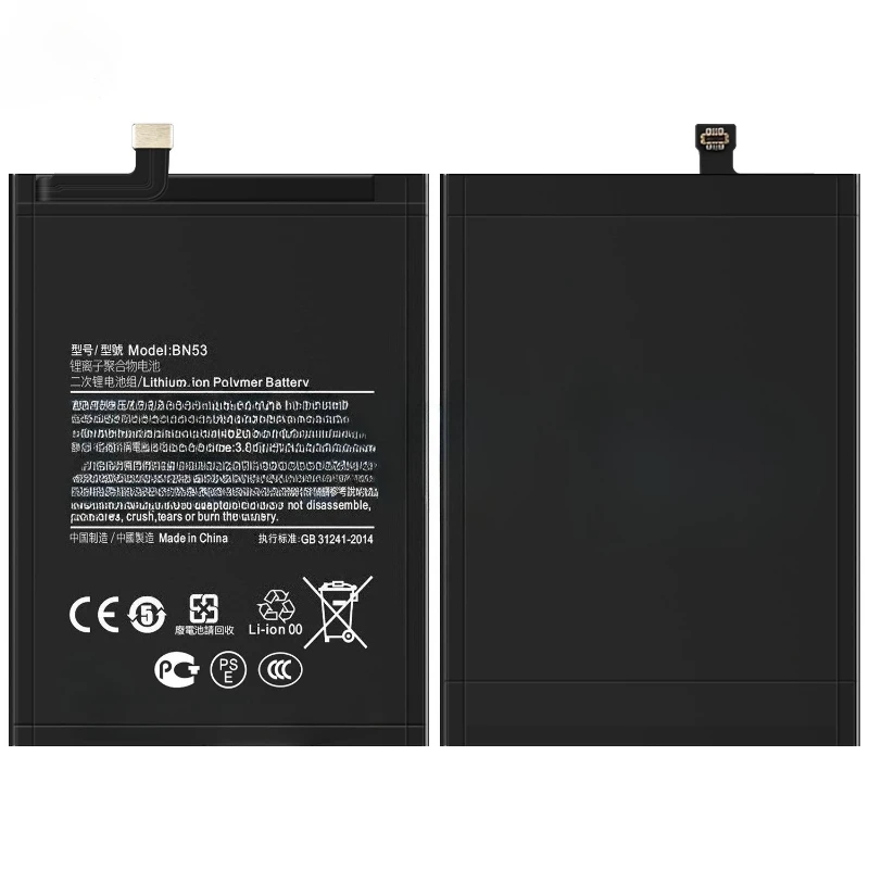 3.87V 5020mAh BN53 Battery For Xiaomi For Redmi 9 Pro Max PocoM2 Pro Phone Batteries With Tools High Quality