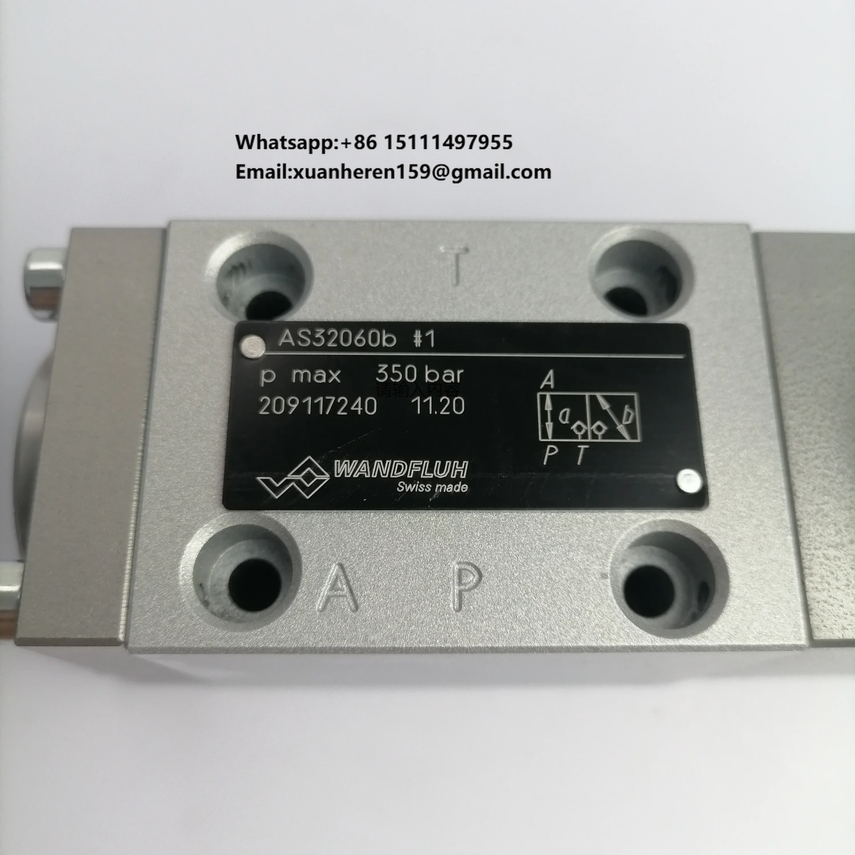 

Solenoid Valve AS32060b-G24 AS32060b-R230 AS32061a-G24 AS32061a-R230 WANDFLUH