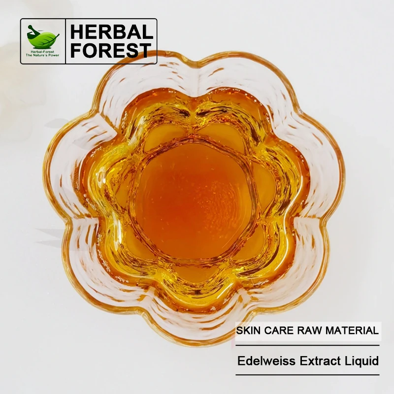 Natural Edelweiss Extract Liquid Anti-Oxidation Anti-Aging Soothing Sensitive Skin Cosmetic DIY Raw Material