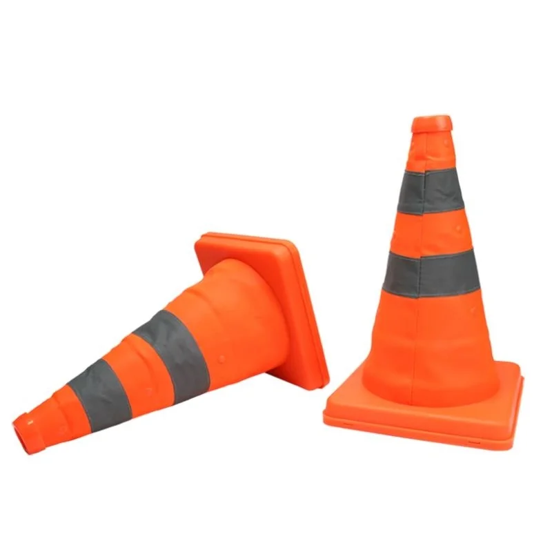 Segnaletica riflettente per il traffico stradale con barriera a cono stradale di sicurezza riflettente scalabile