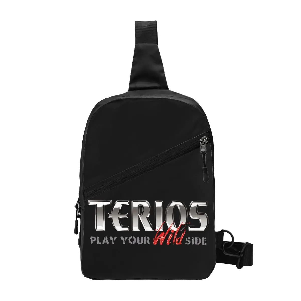 

Terios Sling Crossbody Backpack Men Custom Chest Shoulder Bag for Cycling Camping Daypack