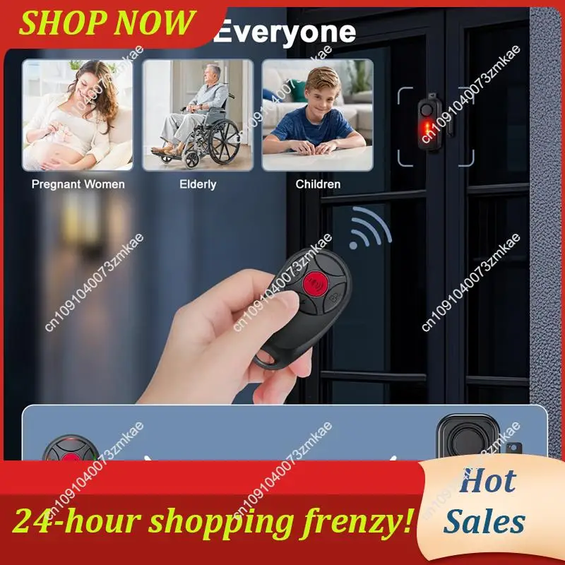 Daily Sale Burglar Protection With Wireless Magnetic Sensor Alarm For Doors And Windows, Waterproof Outdoor Home Security