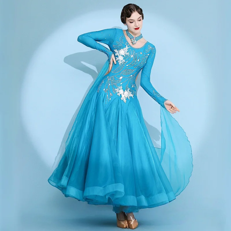 ODBD1329 حار بيع عالية الجودة أداء ارتداء النساء قاعة المنافسة اللباس