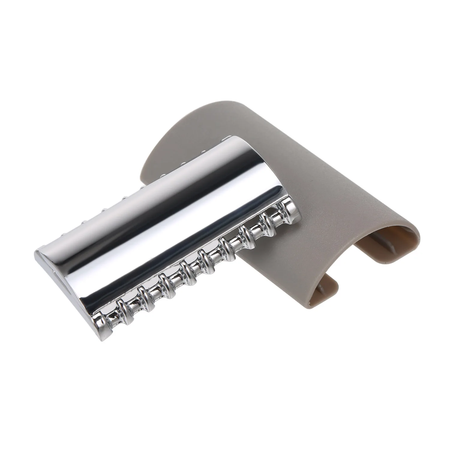 

Razor Head Men Safety Razor Head Beard Shaving Tool Double Edge Safety Razor Stainless Steel Open Comb Head for Barber Male Home