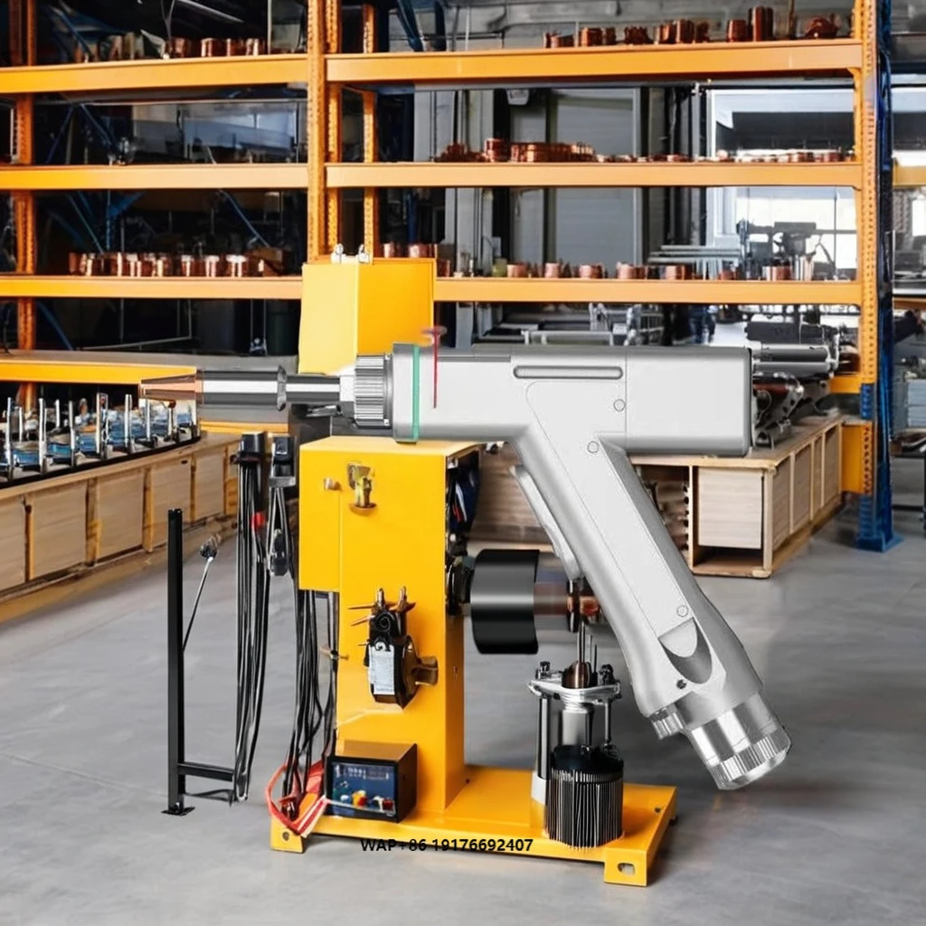 Portable 4-in-1 Handheld Welder with Motor Cleaning Rust Removal Coil Winding Cutting for Various Applications