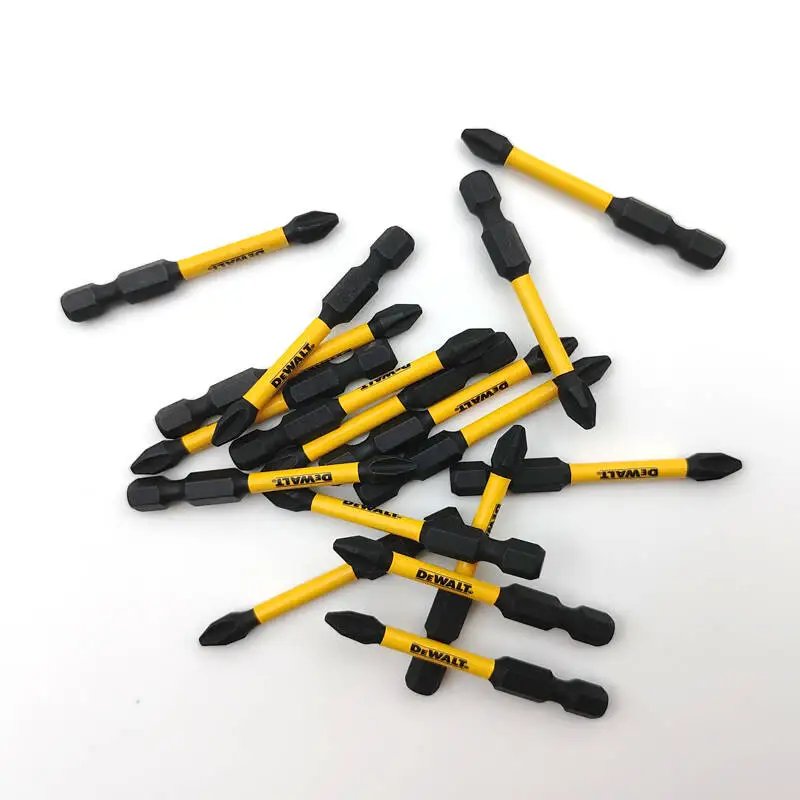 DEWALT PH2 57MM 5PCS Impact Type Bits HSS Cross Screwdriver Head Electric Drill Drive Carpenter Drilling Power Tool Accessories
