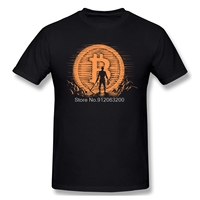 Bitcoin Funny Dogecoin Stocks  New Arrival T-Shirt Miner At Press Cotton Tees Harajuku TShirt Streetwear Men