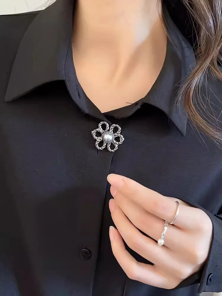 Women\'s Flower Waist Buckle Pin Set Adjustable Waist Tightener Skirts Pants Pins Jeans Waist Clips Clothing Accessories