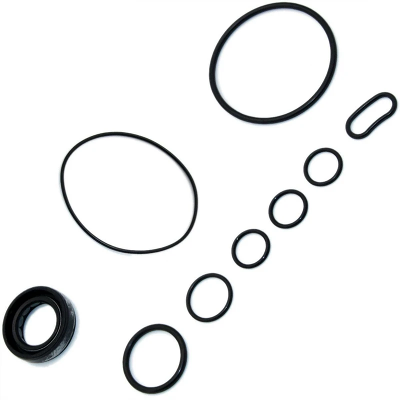 Kit perbaikan pompa setir, 4X Power Steering Kit segel o-ring Gasket Set untuk HONDA CIVIC FA1 1.8L 2006 - 2011 tangan kiri Drive