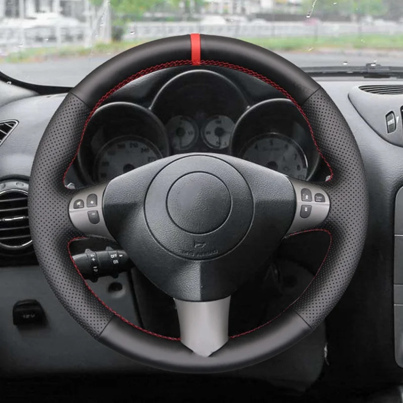 Customized Car Steering Wheel Braid Cover Non-slip For Alfa Romeo 147 2000-2010 GT 2004-2010 Interior Accessories Steering Cover