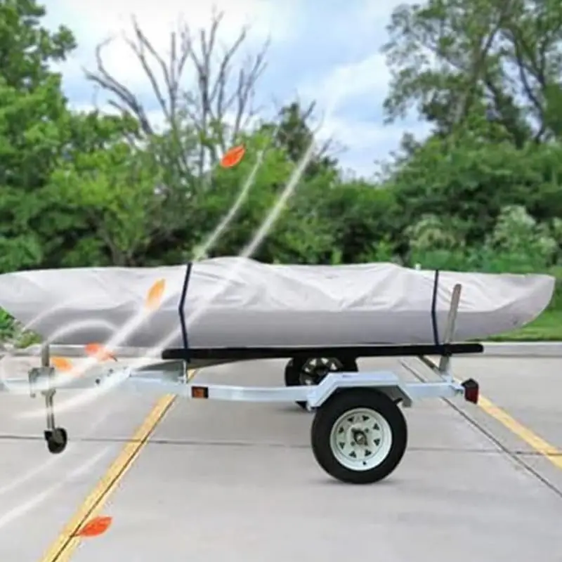 

For Canoe For Kayak Full-Cover Boat Protection Dustproof Canoe Cover Full Coverage Fishing Boat Cover Accessory