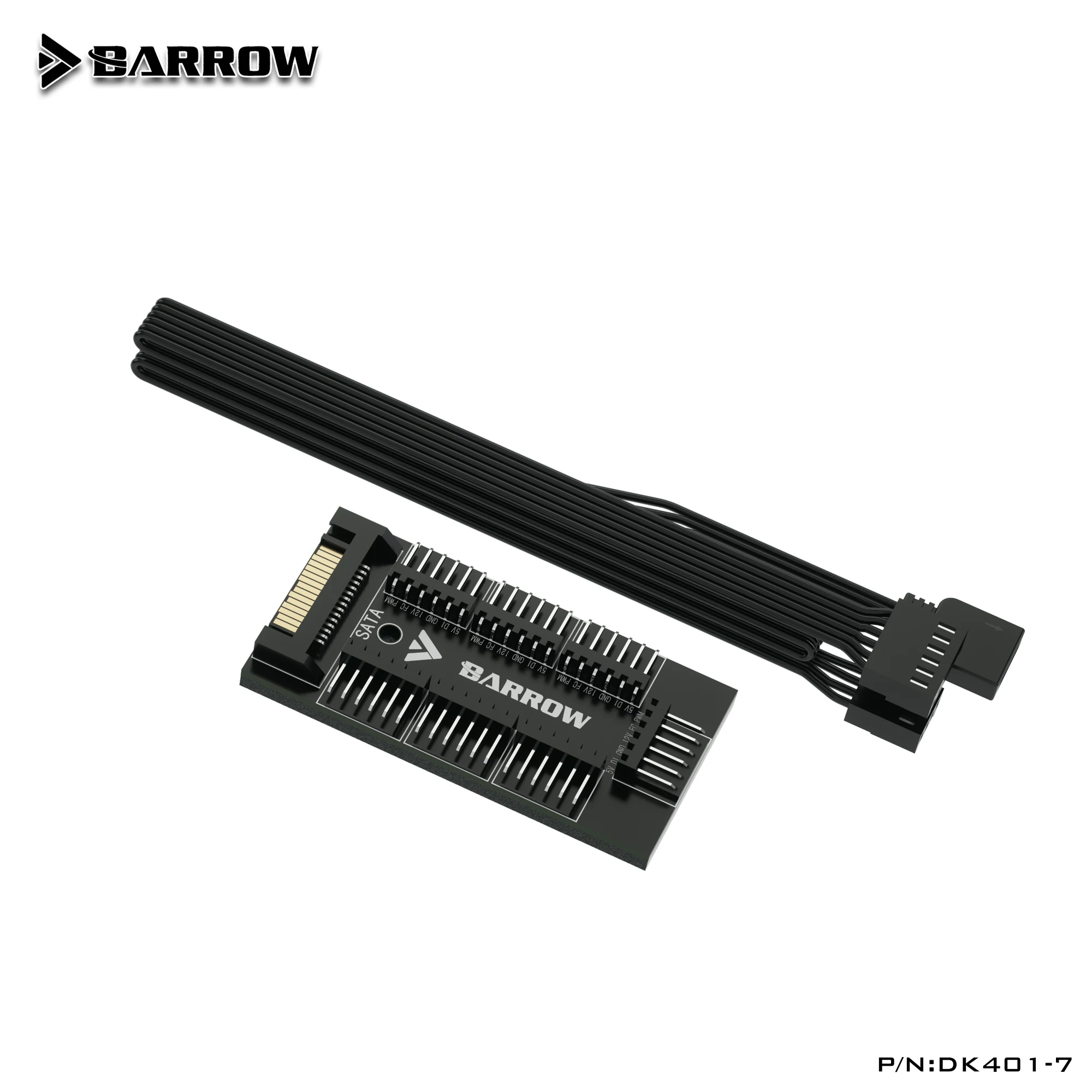 Arrow A-RGB Hub /Splitter 1 Hingga 7 Konverter Perluas Port/Ekstensi Header/untuk Antarmuka Kipas Motherboard/Strip LED/Adaptor ARGB