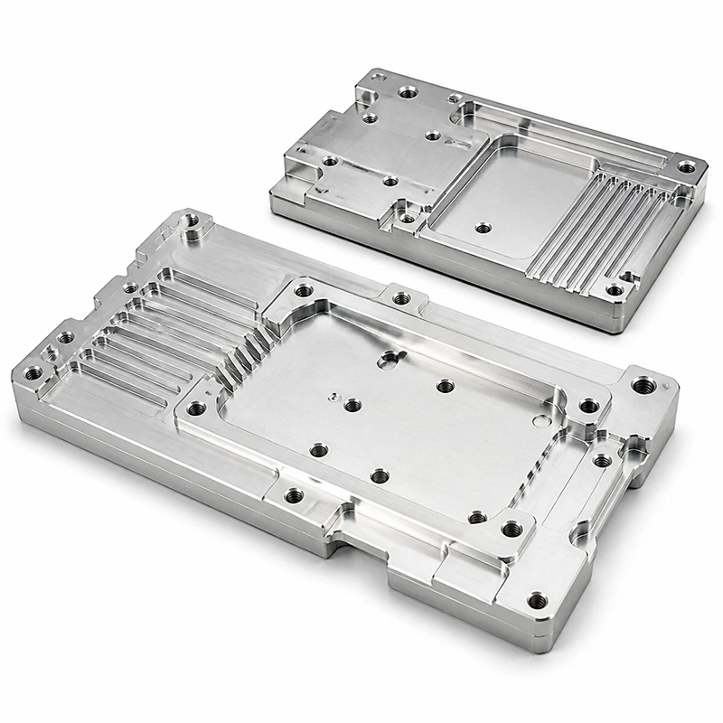 Custom 6061 T6 Aluminum CNC Milling Service for Power Module Bases Power Electronics Drawing Based Components
