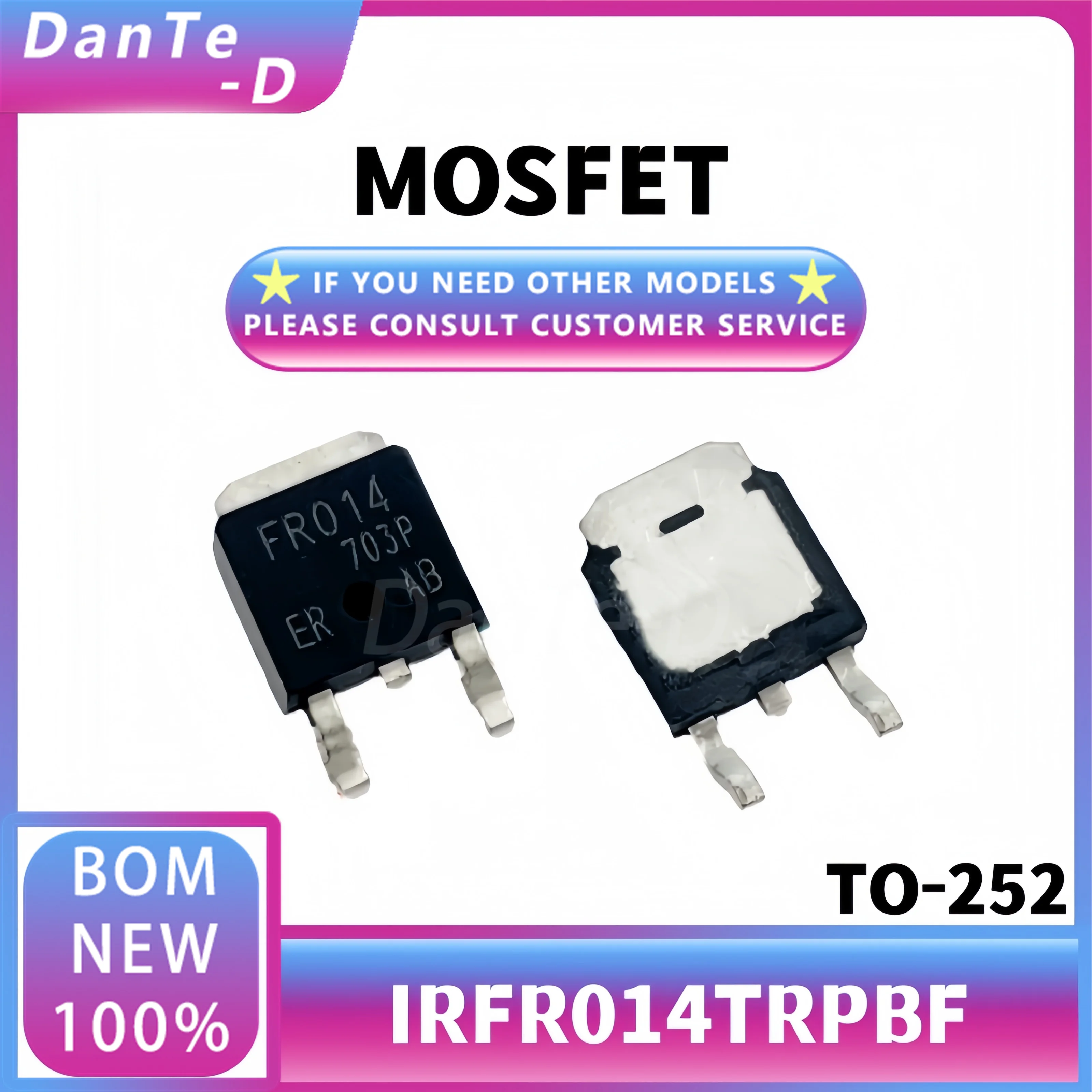 Tube FR014 paket TO-252 MOS tabung efek bidang baru asli