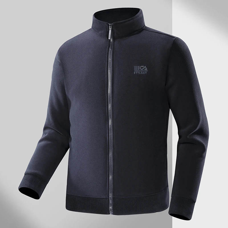 

Модная популярная одежда Korena, уличный топ с длинными рукавами для мужчин, облегающие повседневные топы, однотонные элегантные топы с карманами