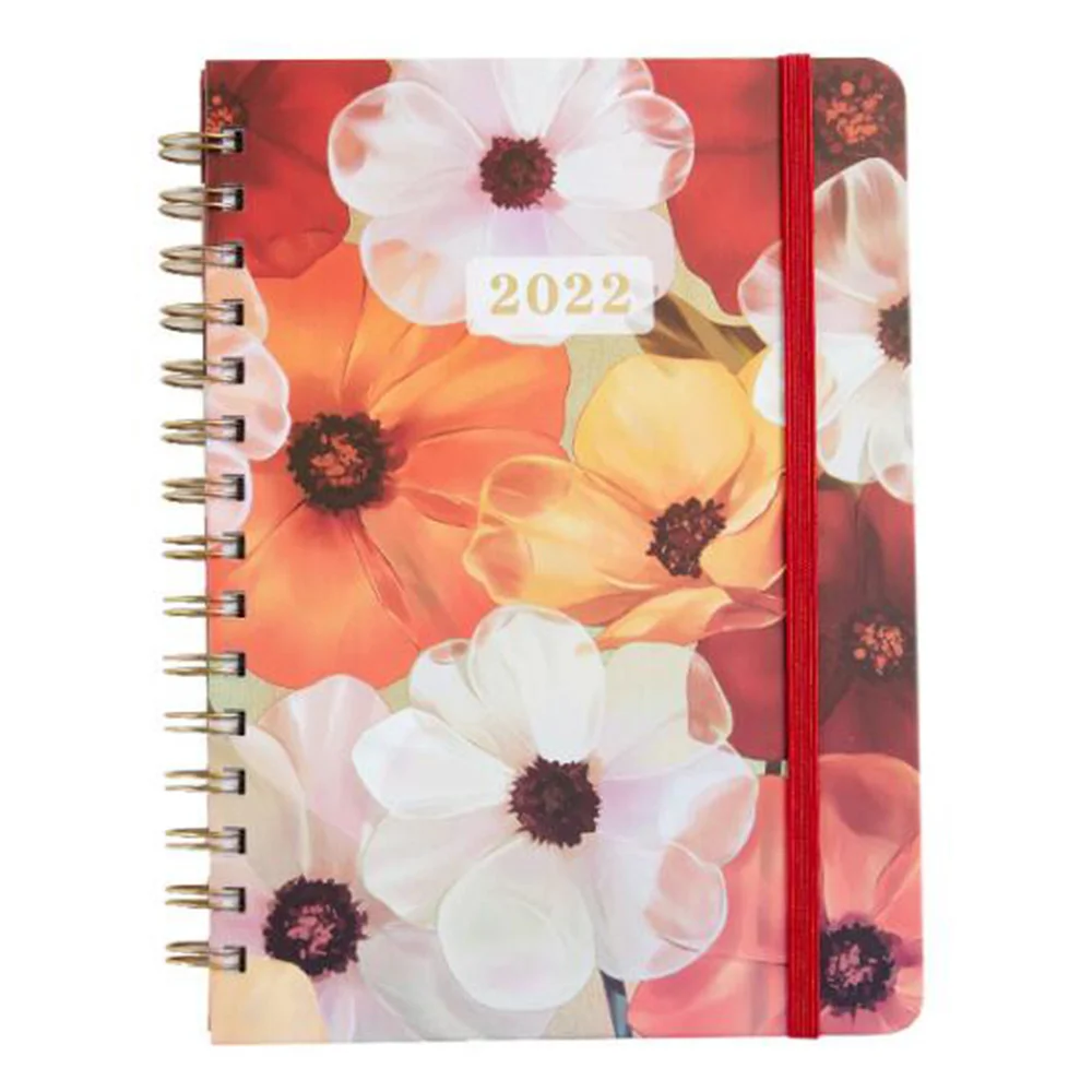 

Planner Weekly & Monthly Planner with Monthly Tabs,Agendas Planner Notebook,Elastic Closure & Inner Pocket, Red