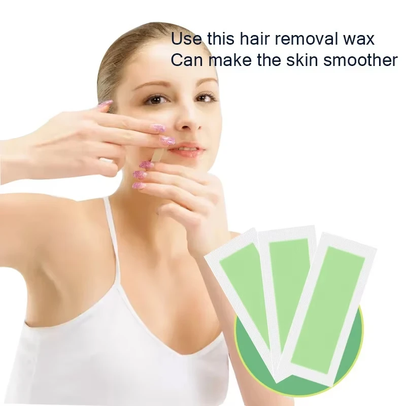 5/20pcs Professional Hair Removal Wax Strips for Summer Depilation Double Sided Cold Wax Paper for Leg Body Face Useful woman
