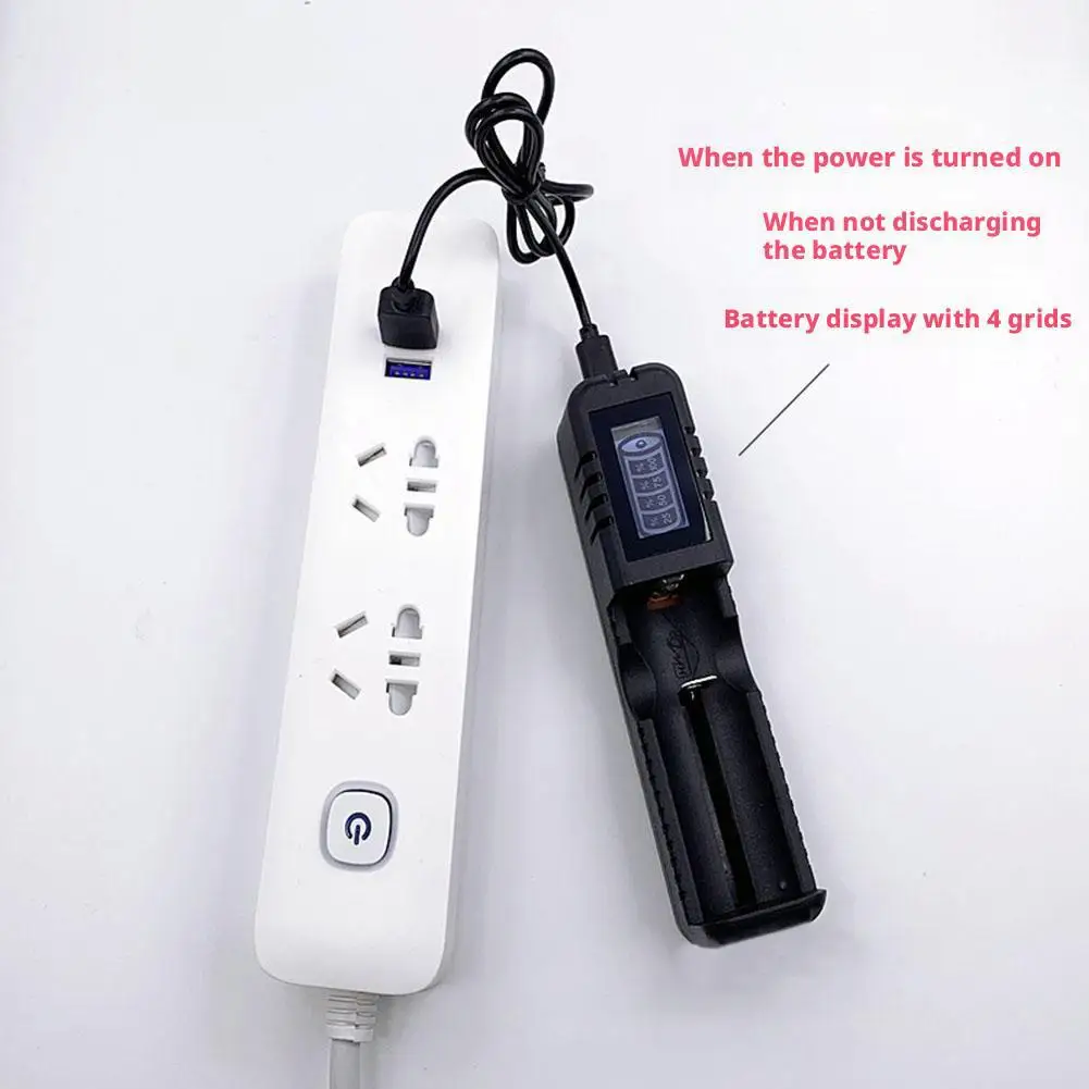 العالمي USB 18650 شاحن بطارية ل 3.7 فولت ليثيوم أيون بطاريات قابلة للشحن 26650 22650 18650 18490 18350 17670 17500 1 W8A0