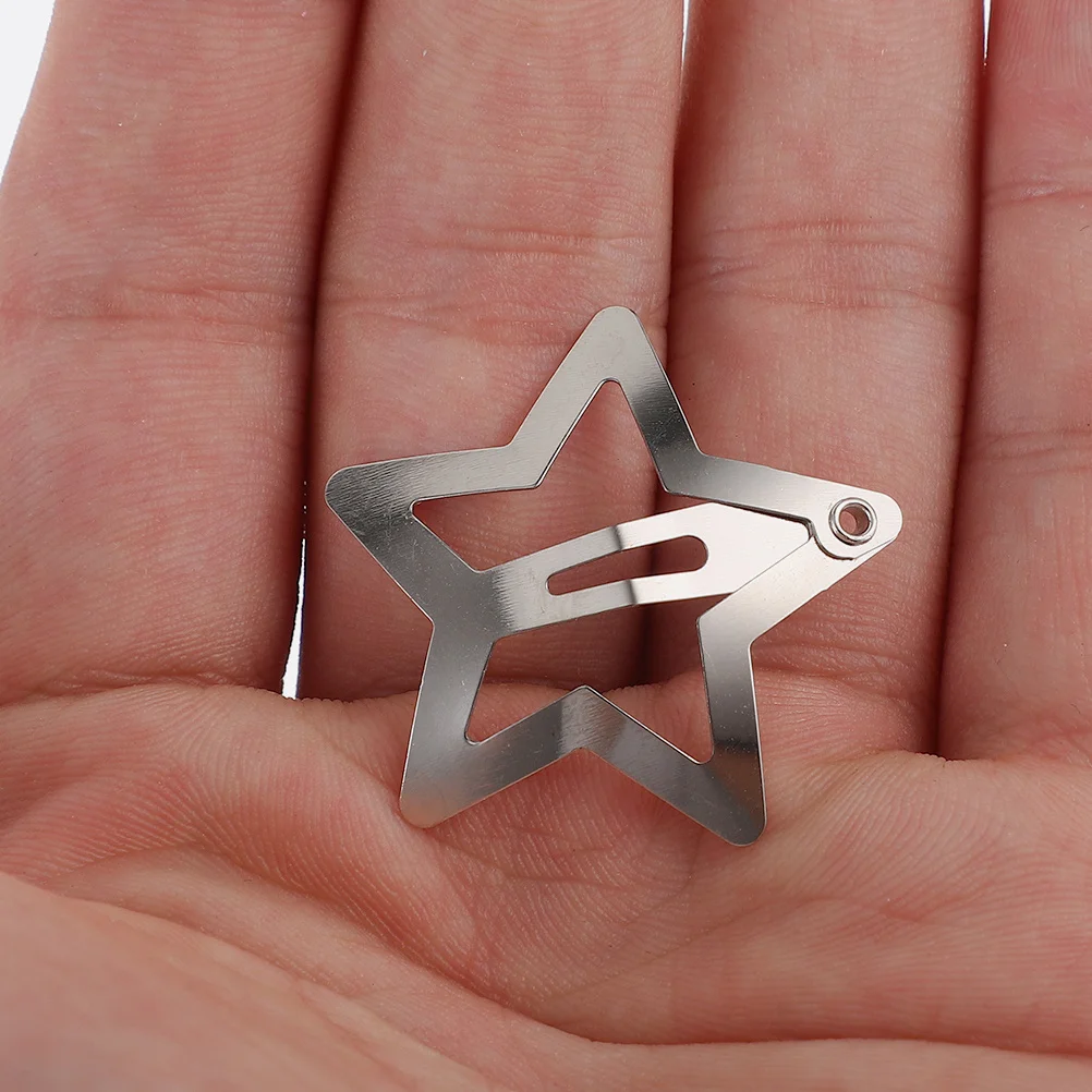 

20pcs Snap Barrettes For Women Girls Thin Thick Hair, Star Clips Hair, Small Hair Barrettes, Side Clips For Hair