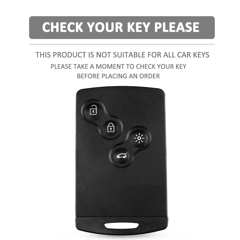 4 Button Silicone Car Key Cover Protect Skin Case for Renault Kadjar Captur Clio Megane 2 3 4 RS Koleos Logan Scenic Duster Card