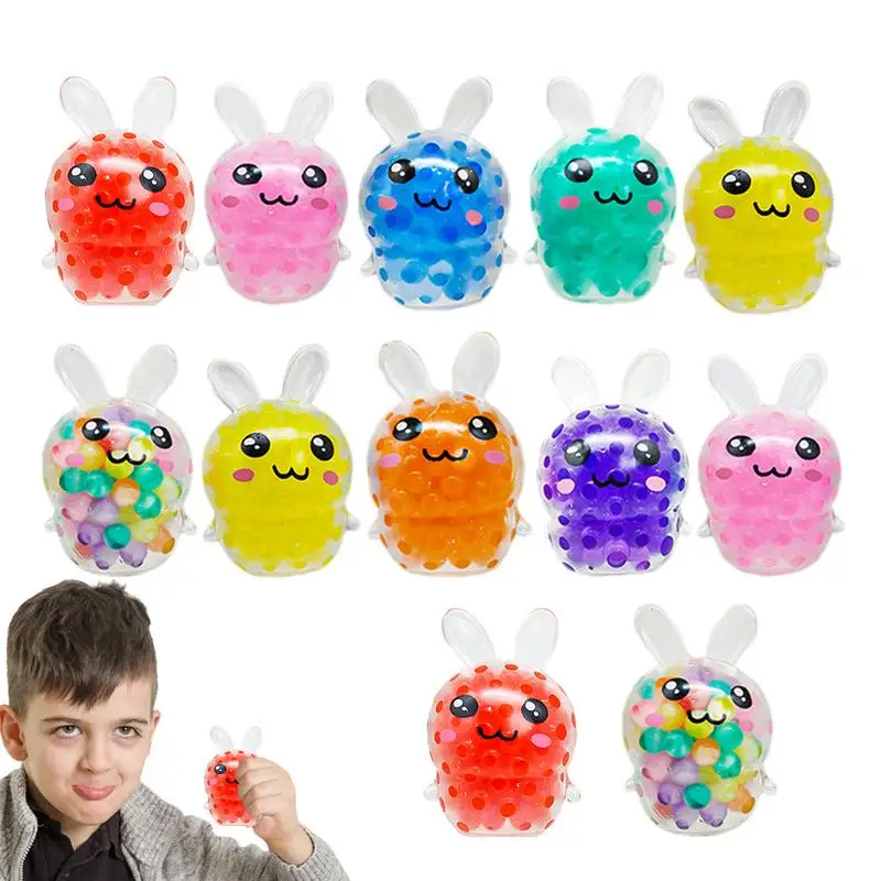 

Stress Balls For Adults Small Easter Bunny Toys Stretchy Relaxing Sensory Stress Toy Pinch Toy For Stress Relief Basket Stuffers