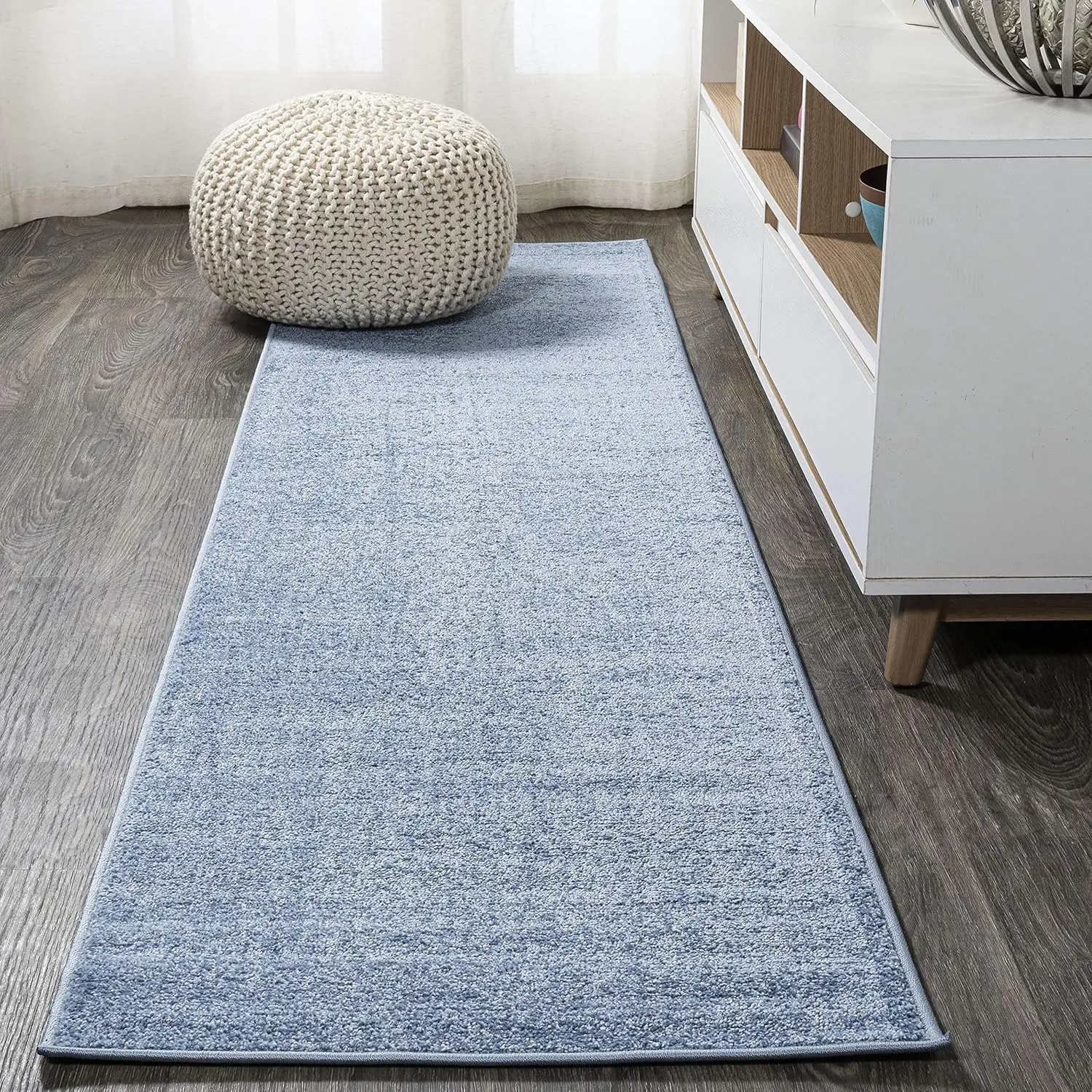 

Seu100F-28 Haze Solid Low-Pile Indoor Area-Rug Casual Contemporary Solid Traditional Easy-Cleaning Bedroom Kitchen Living Room